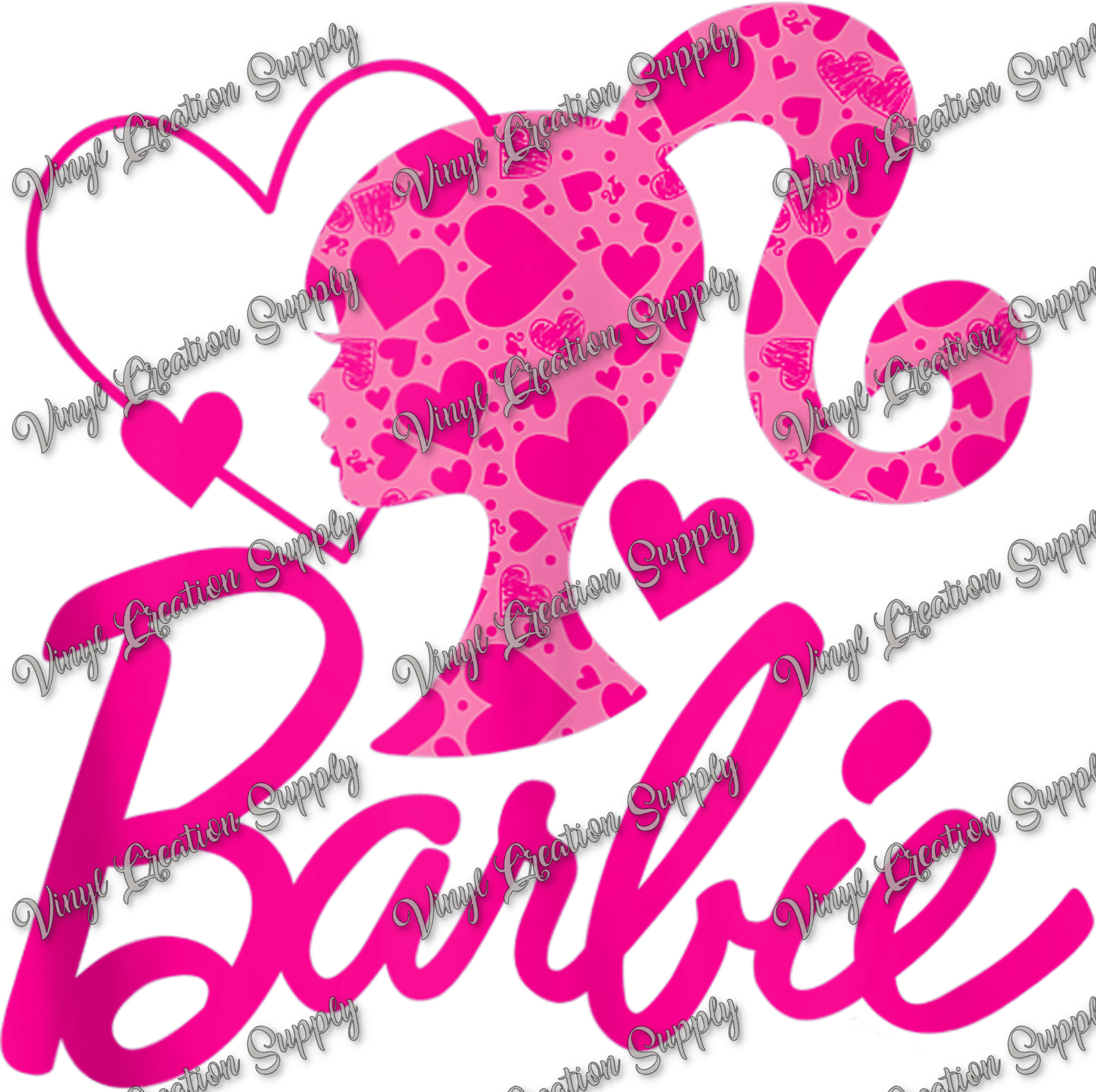 Barbie Silhouette Vinyl Creation Supply