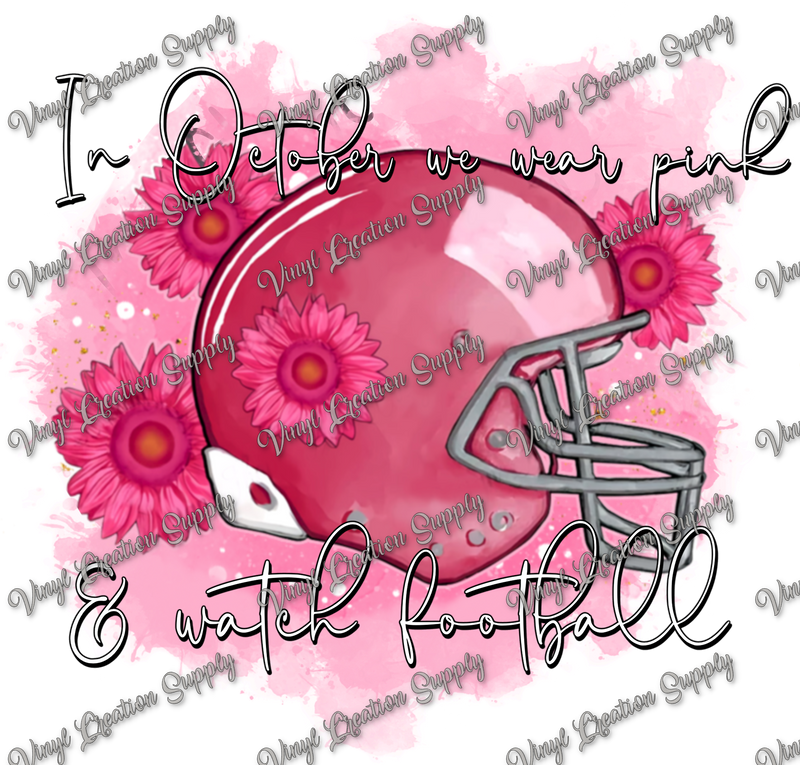October Wear Pink and Football