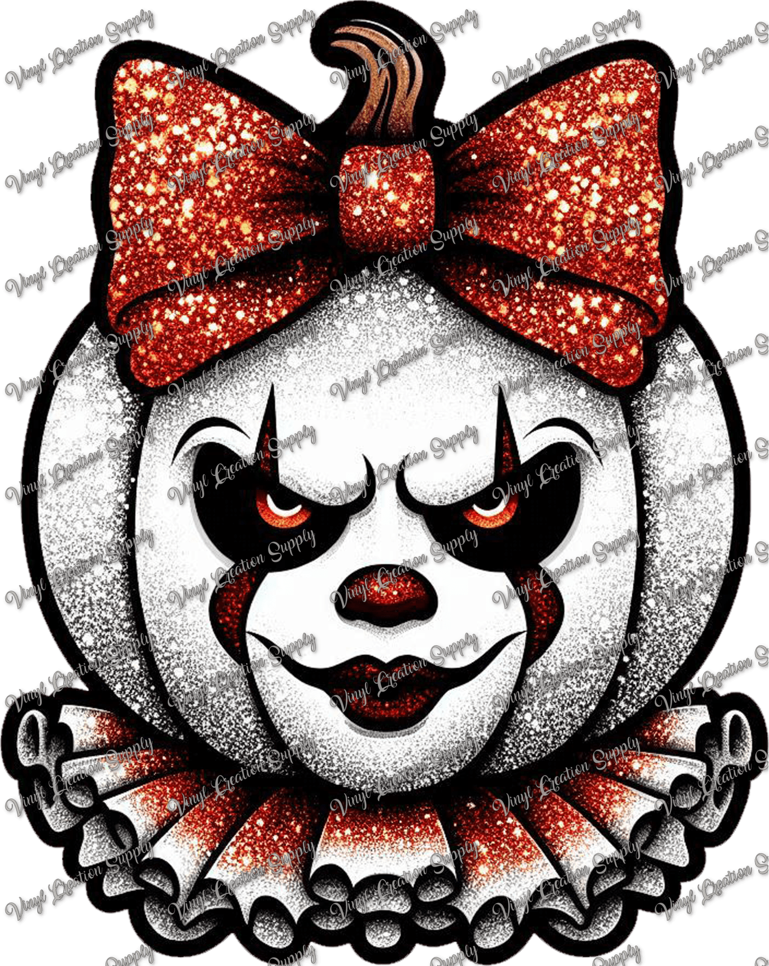 pennywise-pumpkin-w-bow-vinyl-creation-supply