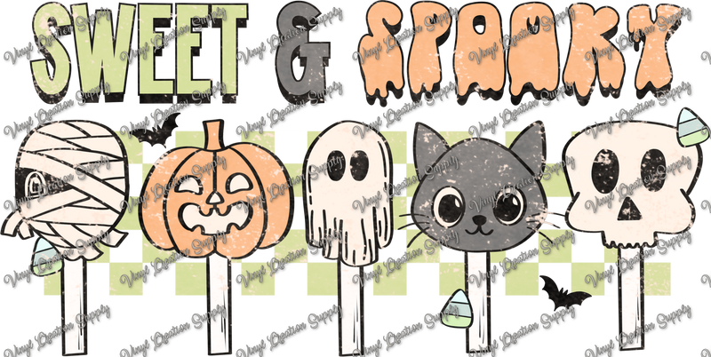Sweet & Spooky Lollipop Grunge