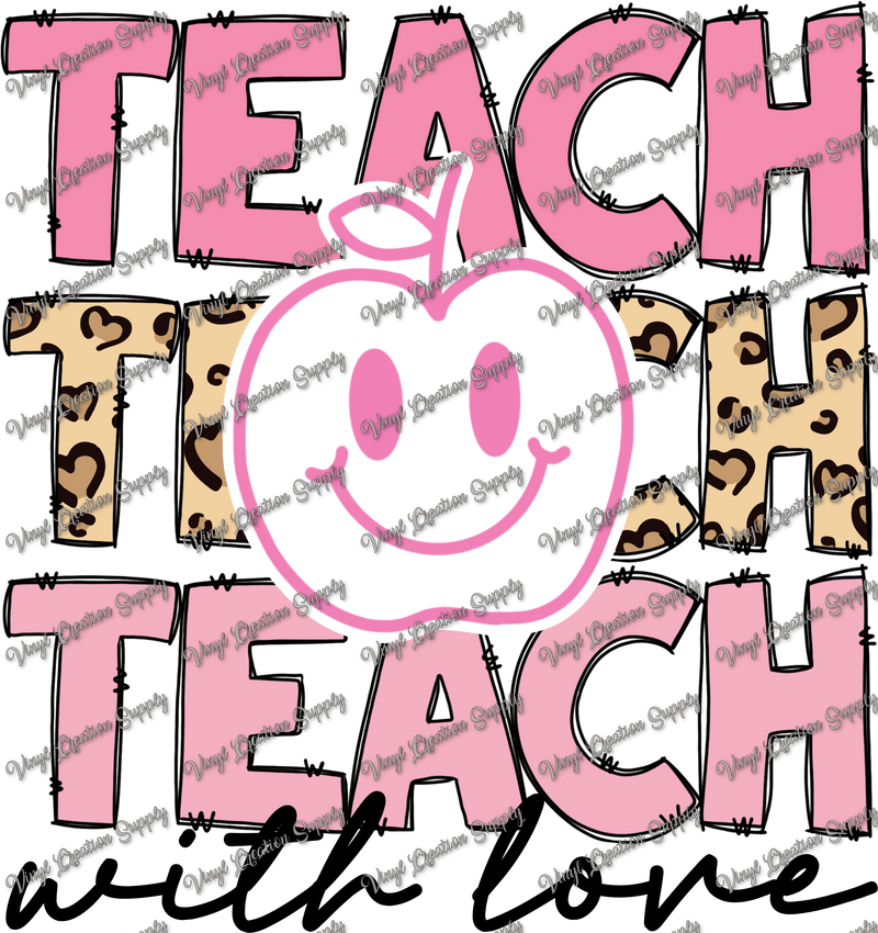 Teach with Love Pink