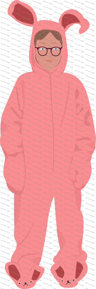 Christmas story bunny suit adult online