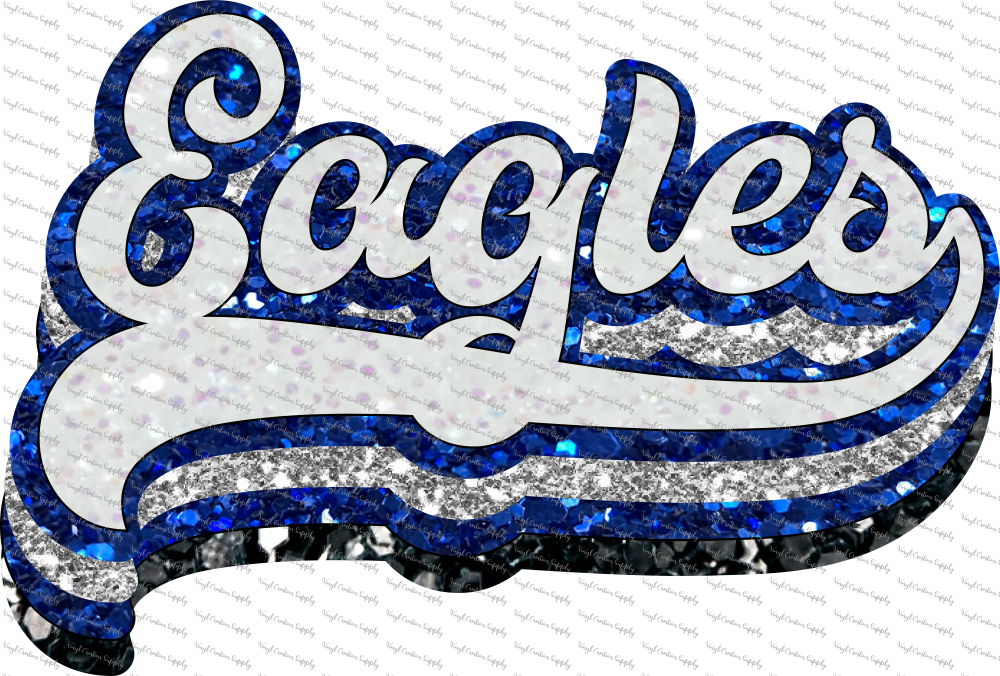 Free Philadelphia Eagles Gold Glitter Clipart Clear Background