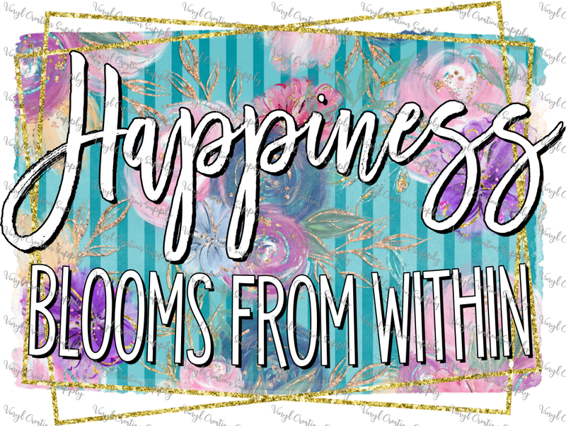 Happiness Blooms From Within