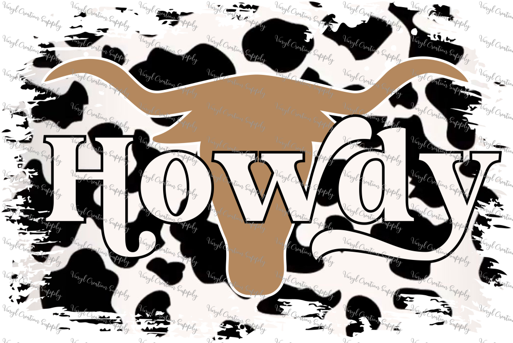 Howdy Cow Print – Vinyl Creation Supply