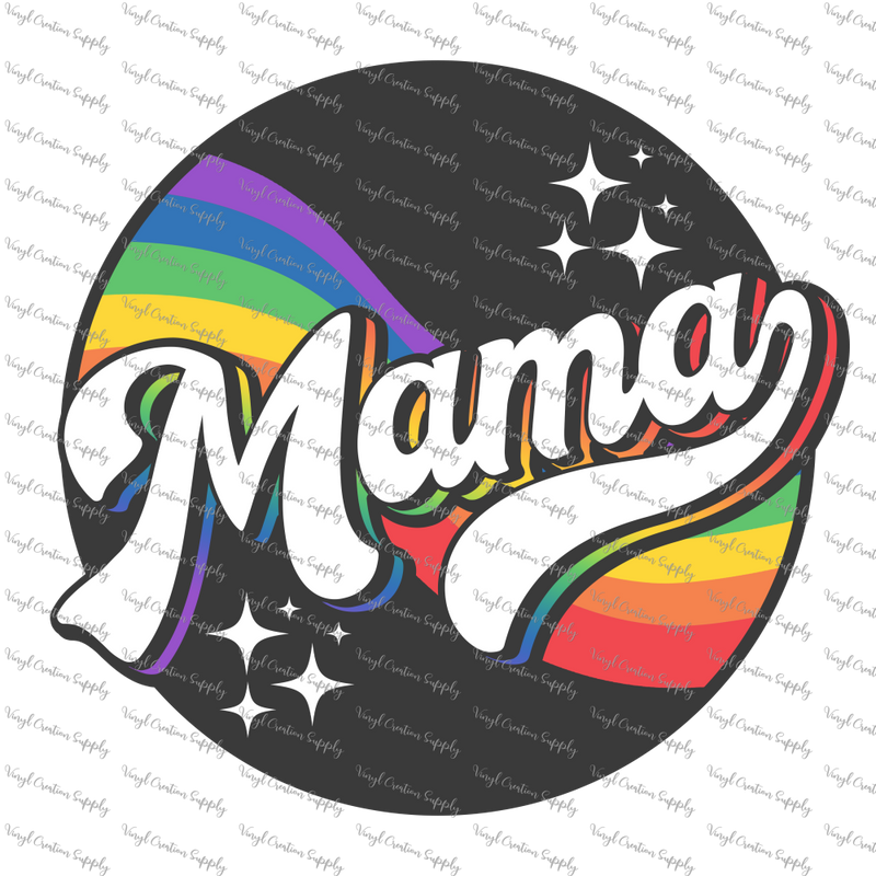Mama Retro Rainbow