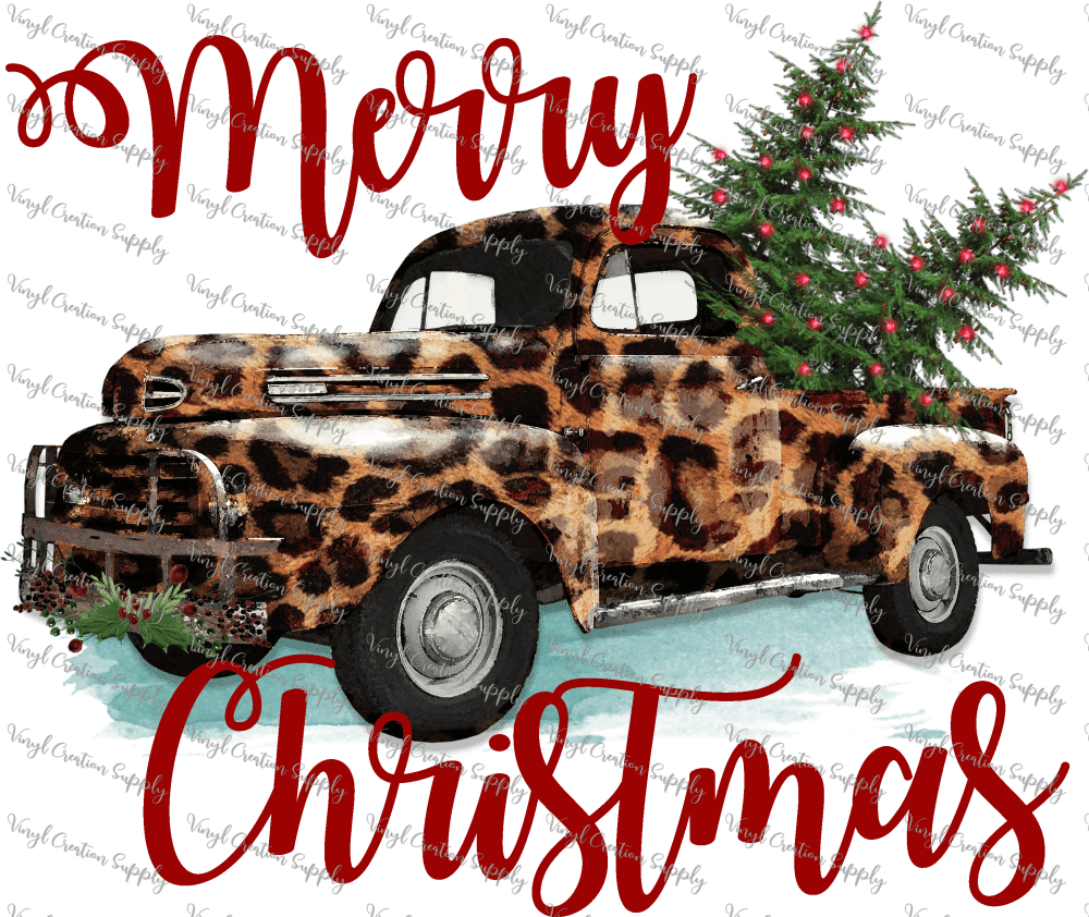 Distressed Plaid Leopard Vinyl