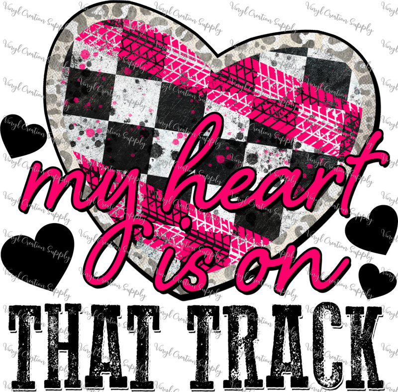 My Heart Is On That Track Pink