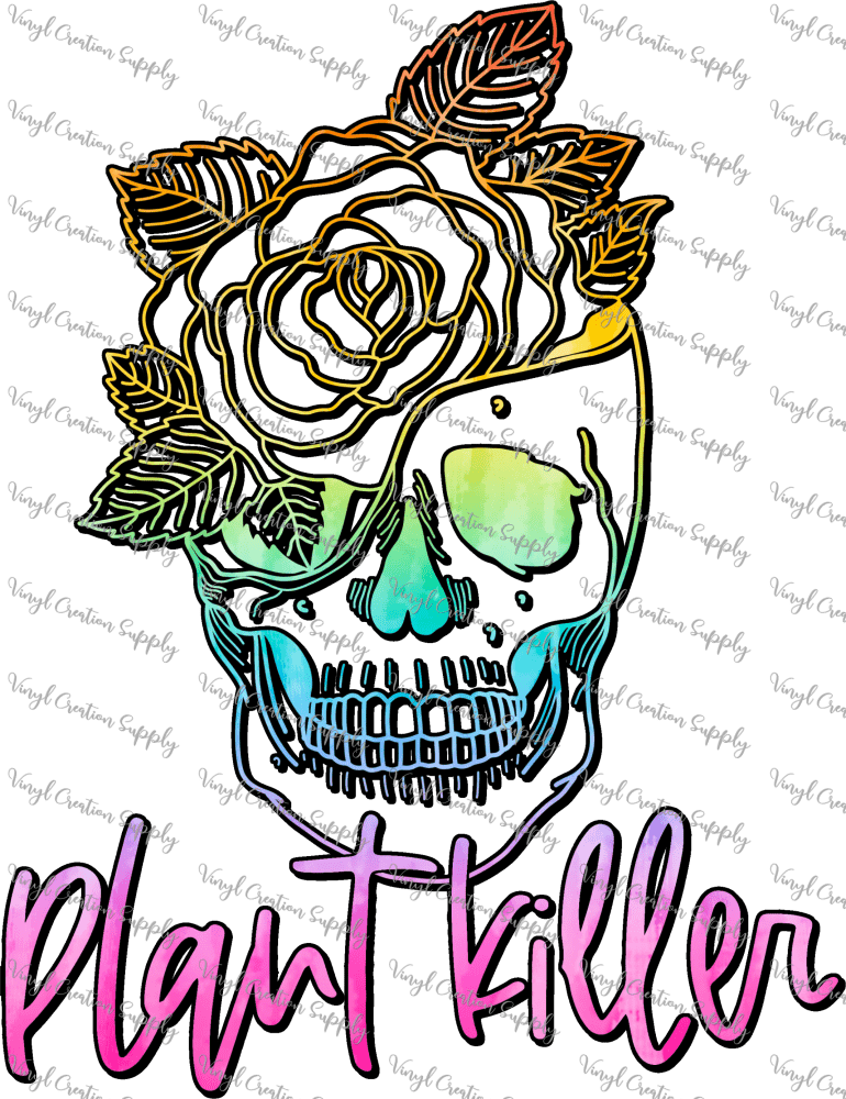 Plant Killer Color Vinyl Creation Supply