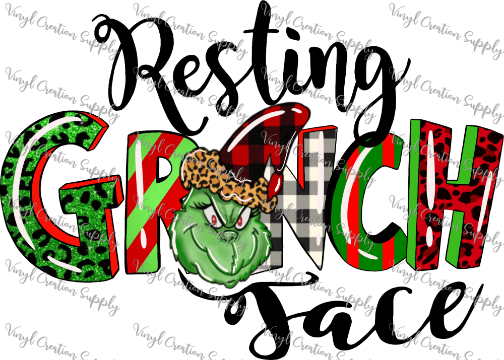 Resting Greenguy Face Vinyl Creation Supply