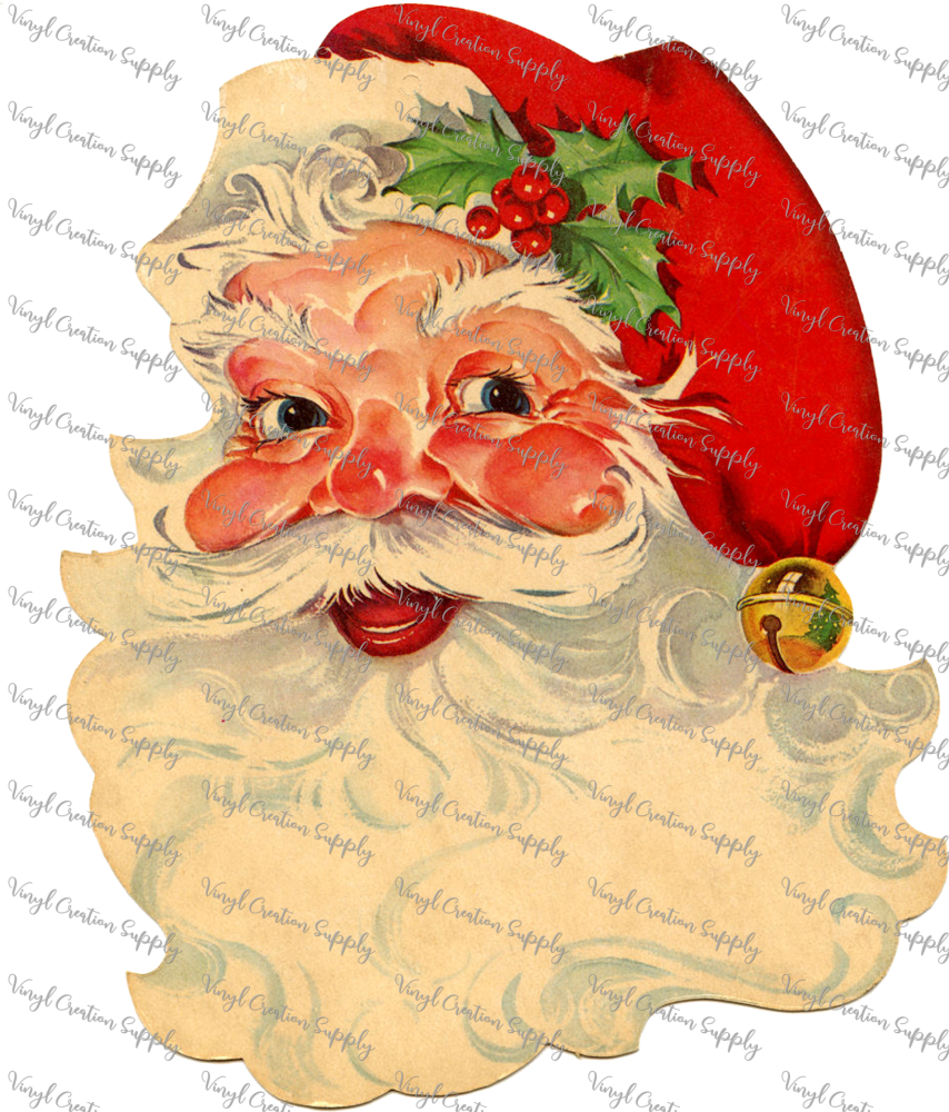 Vintage Santa 2024 Face