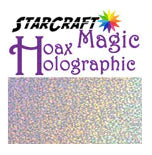 12 x 12 StarCraft Magic - Hoax Holo Rose Gold - Holographic Adhesive  Vinyl 