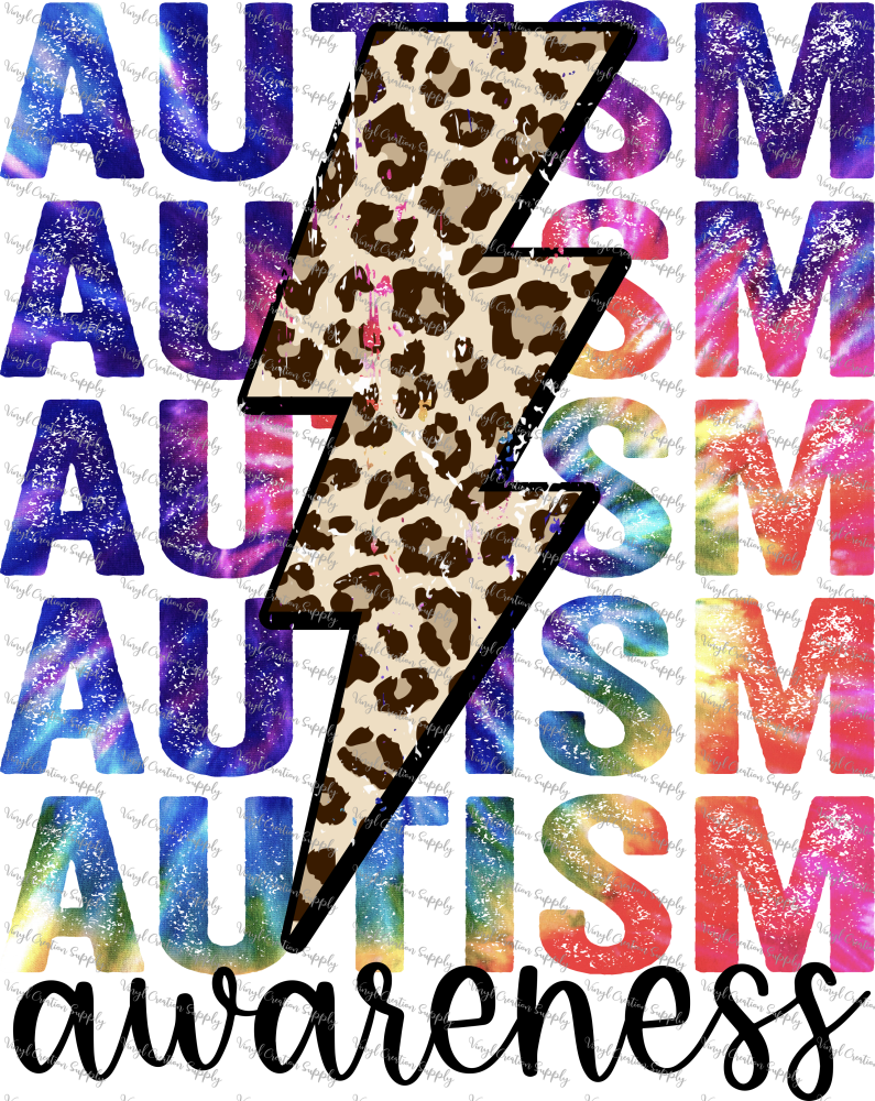 Tie Dye Autism Awareness