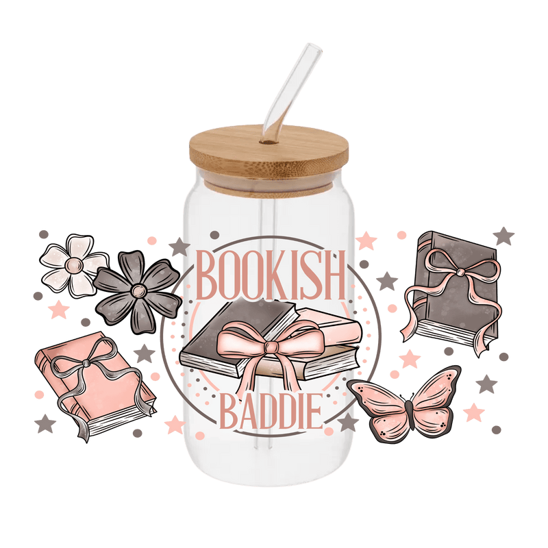 Bookish Baddie – Printed Libby Wrap (9.5" x 4.3" UV DTF) - Vinyl Creation Supply