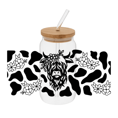 Male Bull– Printed Libby Wrap (9.5" x 4.3" UV DTF) - Vinyl Creation Supply