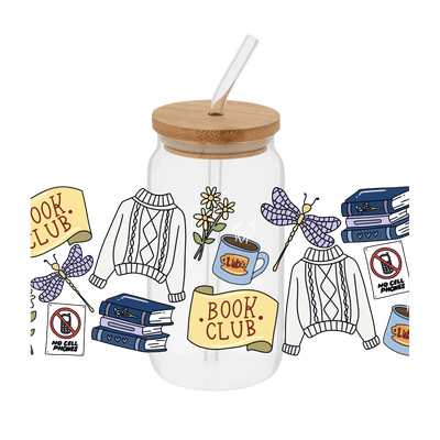 Book Club Sweaters – Printed Libby Wrap (9.5" x 4.3" UV DTF) - Vinyl Creation Supply
