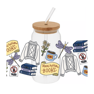 Stars Hallow Books – Printed Libby Wrap (9.5" x 4.3" UV DTF) - Vinyl Creation Supply