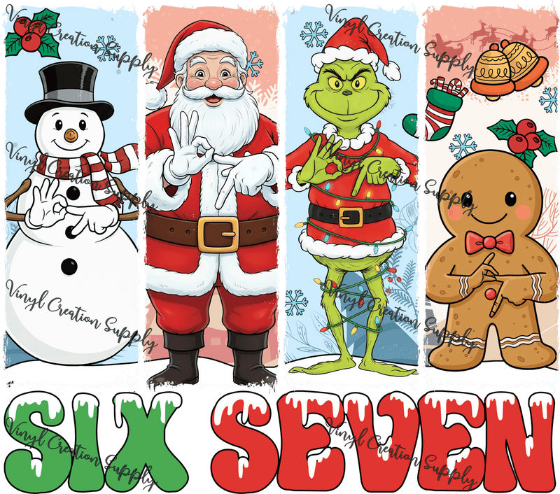 6 7 Collage Christmas - Vinyl Creation Supply