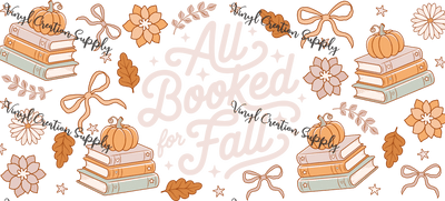 All Booked Fall White - Vinyl Creation Supply