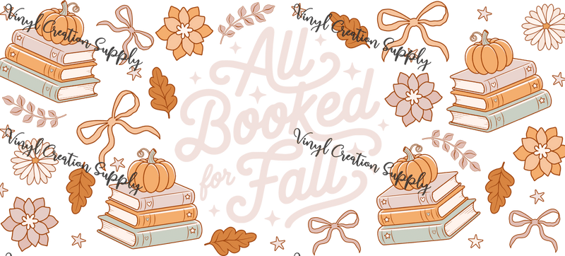 All Booked Fall White - Vinyl Creation Supply