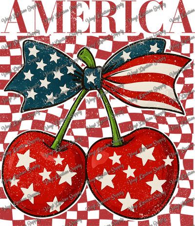 America Retro Cherry - Vinyl Creation Supply