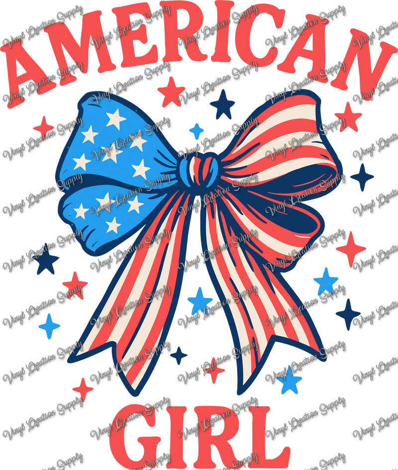 American Girl USA Red - Vinyl Creation Supply