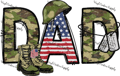Army Military Dad - Vinyl Creation Supply