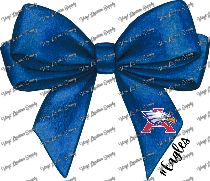 Atascocita Eagles Blue Bow 