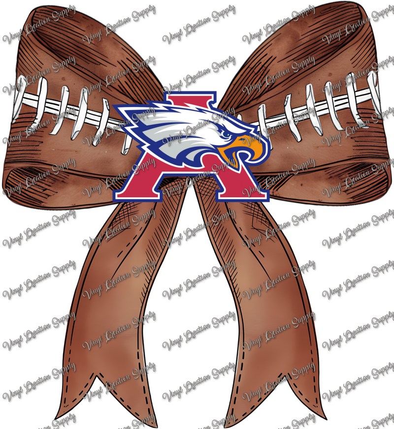 Atascocita Eagles Football Bow