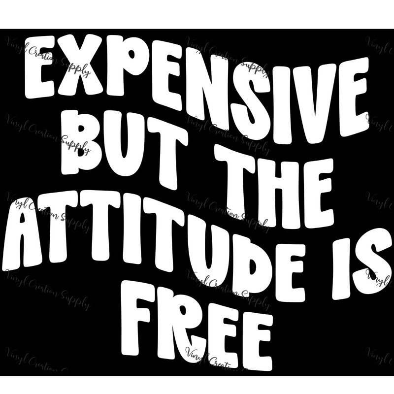 Attitude in White - Vinyl Creation Supply