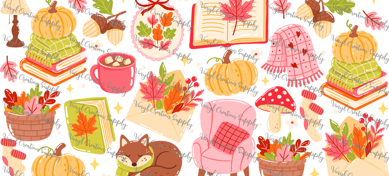 Autumn Bookish – Printed  Wrap