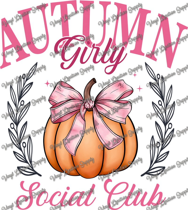 Autumn Social Club Pink Bow