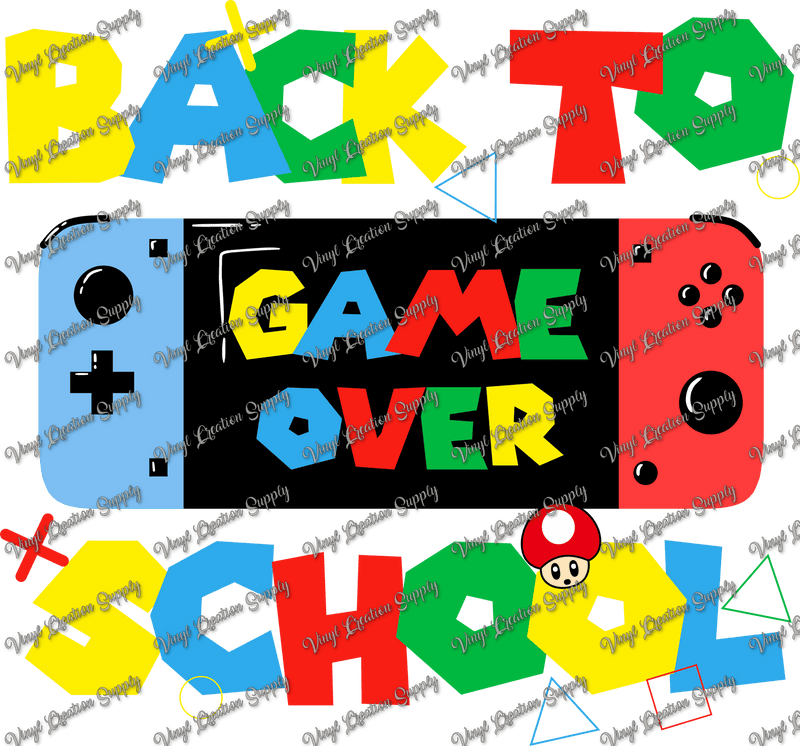 B2S Game Over - Vinyl Creation Supply