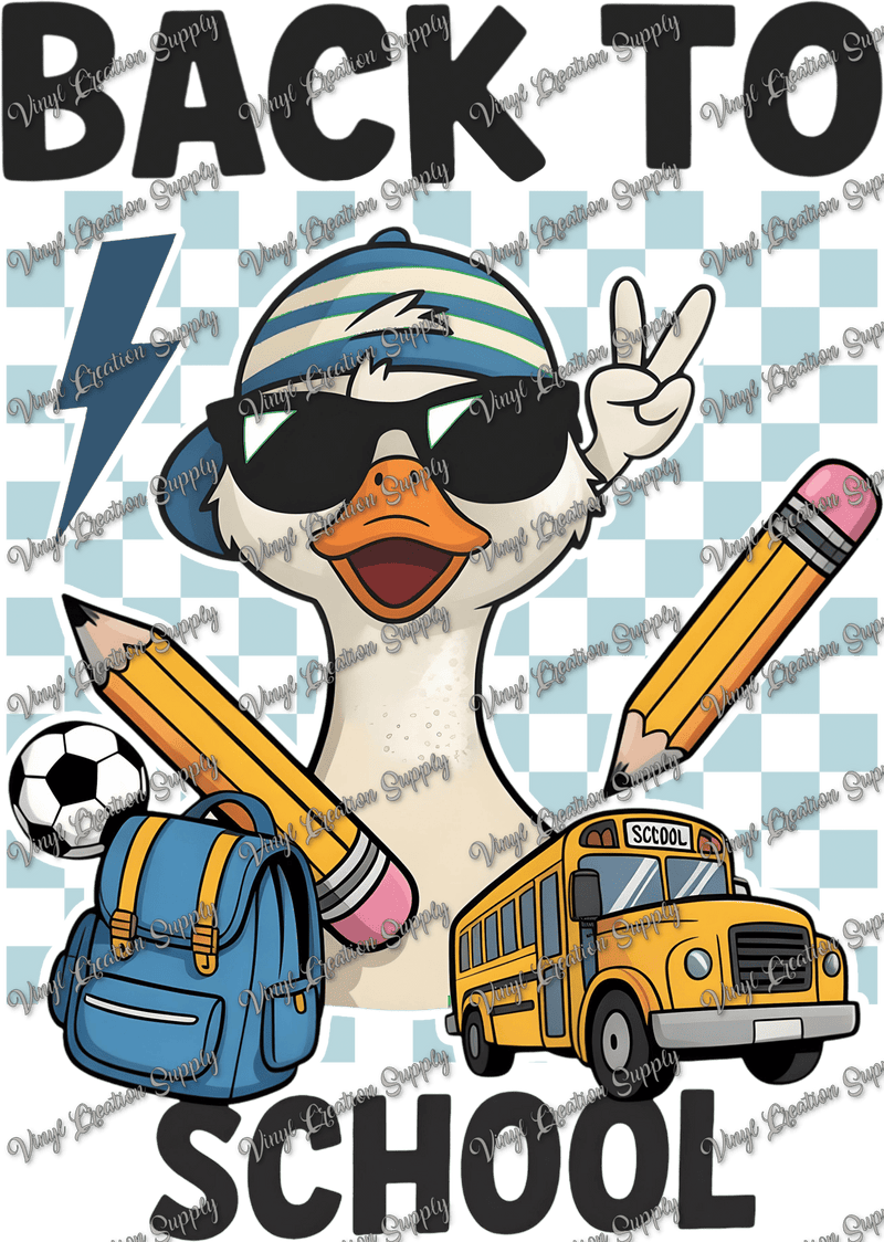 Back To School Goose Boy - Vinyl Creation Supply