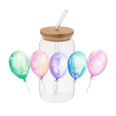 Balloons – Printed Libby Wrap (9.5" x 4.3" UV DTF) - Vinyl Creation Supply