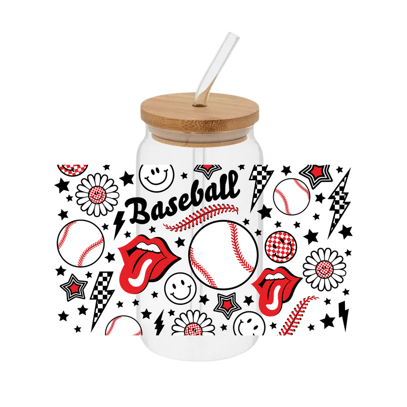 Baseball Tongue– Printed Libby Wrap (9.5" x 4.3" UV DTF)