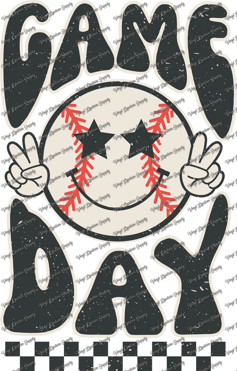 Baseball Peace Grunge