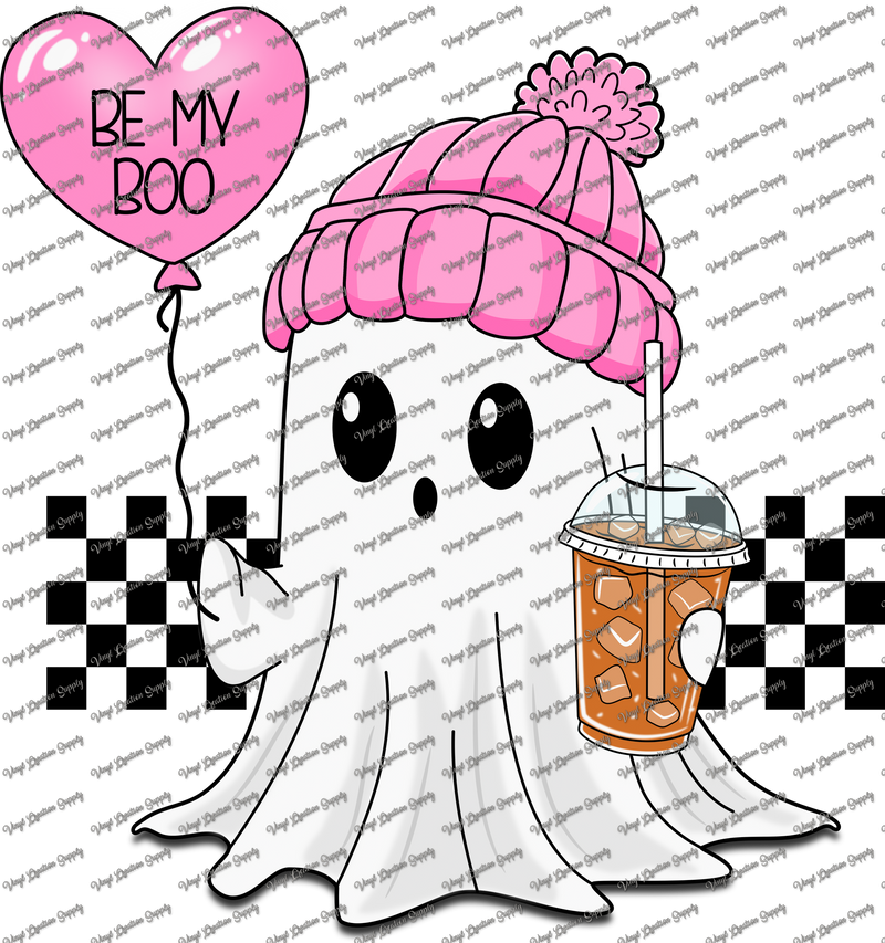 Be My Boo Girl Ghost Beanie