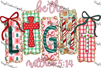 Be The Light Coquette Patchwork - Vinyl Creation Supply