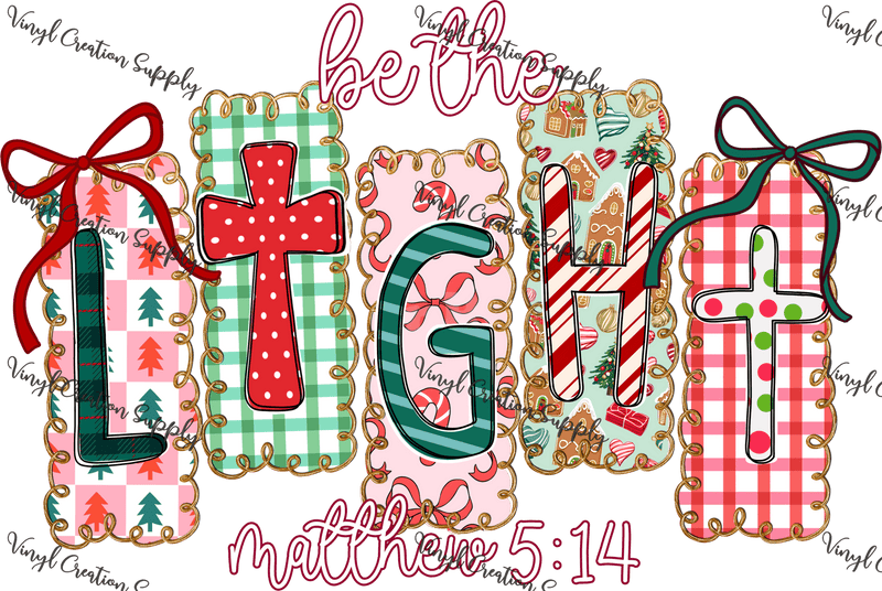 Be The Light Coquette Patchwork - Vinyl Creation Supply