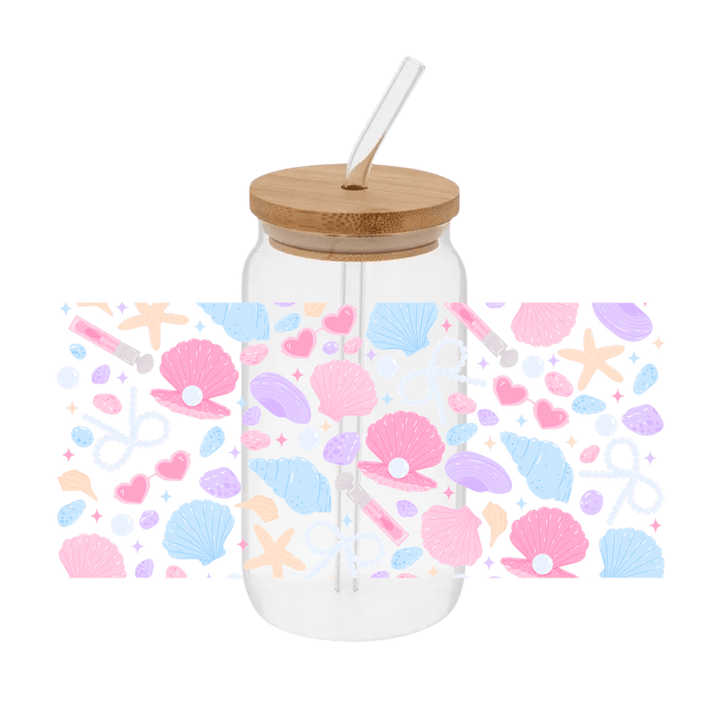 Beach Coquette – Printed Libby Wrap (9.5" x 4.3" UV DTF) - Vinyl Creation Supply