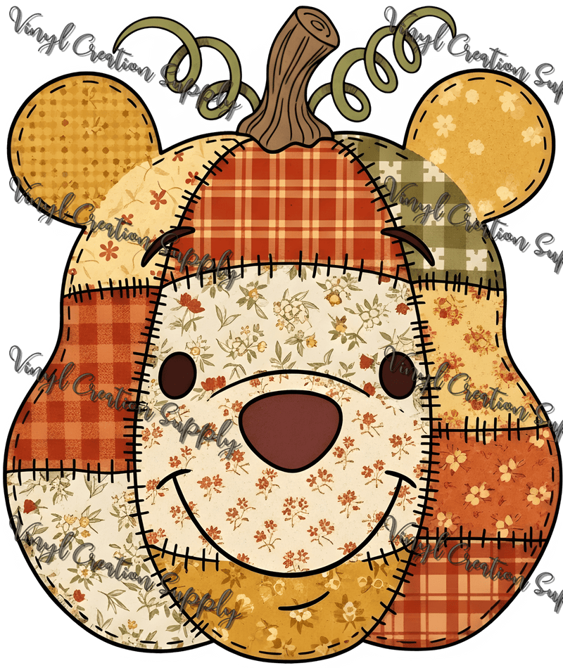 Bear Pumpkin - Vinyl Creation Supply