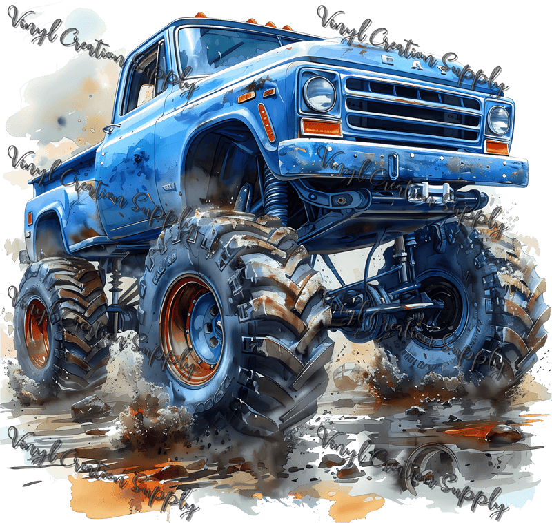 Big Tire Truck 2 - Vinyl Creation Supply