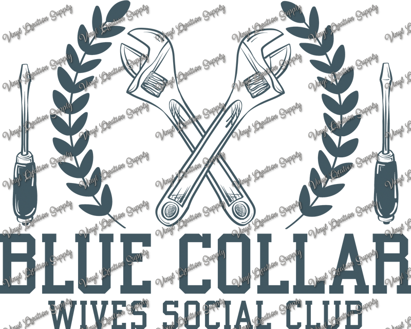 Blue Collar Wives Social Club Blue