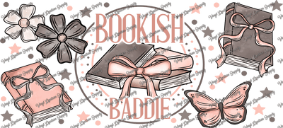 Bookish Baddie – Printed Libby Wrap (9.5" x 4.3" UV DTF) - Vinyl Creation Supply
