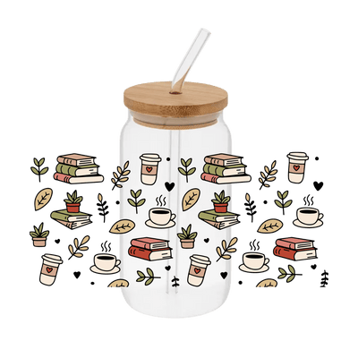 Books & Coffee – Printed Wrap - Vinyl Creation Supply