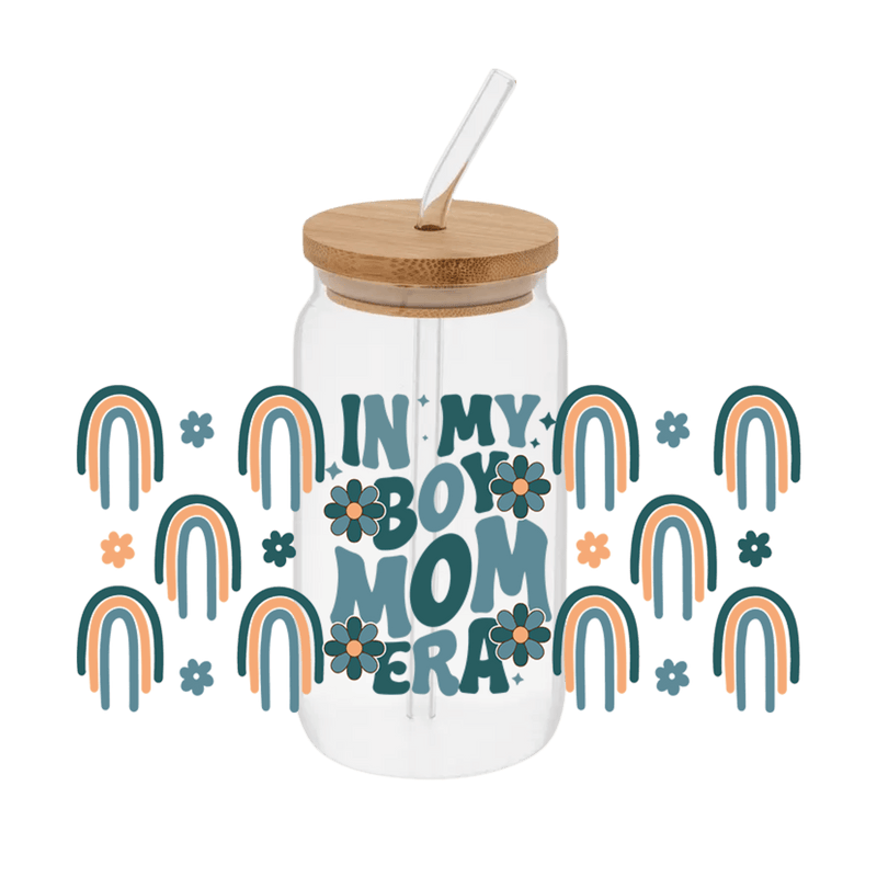 Boy Mom Era Wrap– Printed Libby Wrap (9.5" x 4.3" UV DTF) - Vinyl Creation Supply