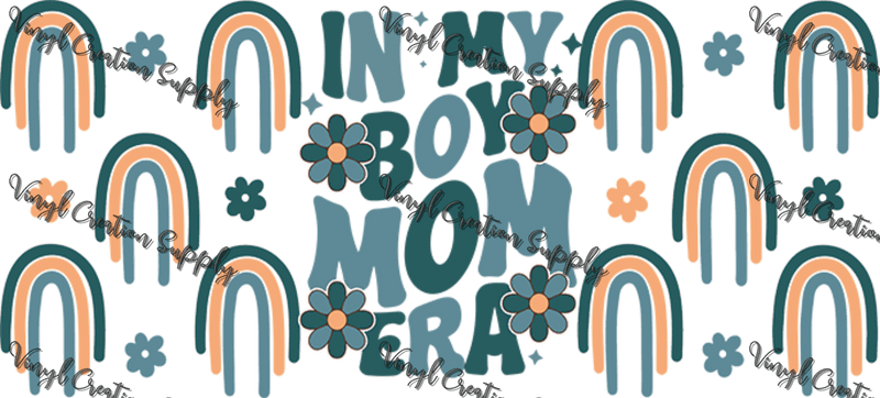 Boy Mom Era Wrap– Printed Libby Wrap (9.5" x 4.3" UV DTF) - Vinyl Creation Supply
