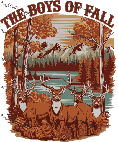 Boys of Fall Deer - Vinyl Creation Supply