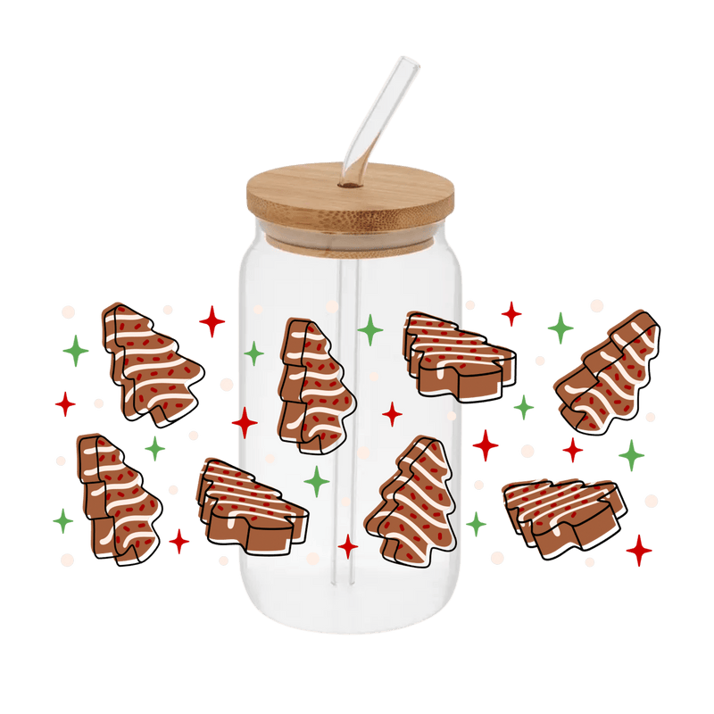 Brown Debbie Cakes– Printed Libby Wrap (9.5" x 4.3" UV DTF) - Vinyl Creation Supply